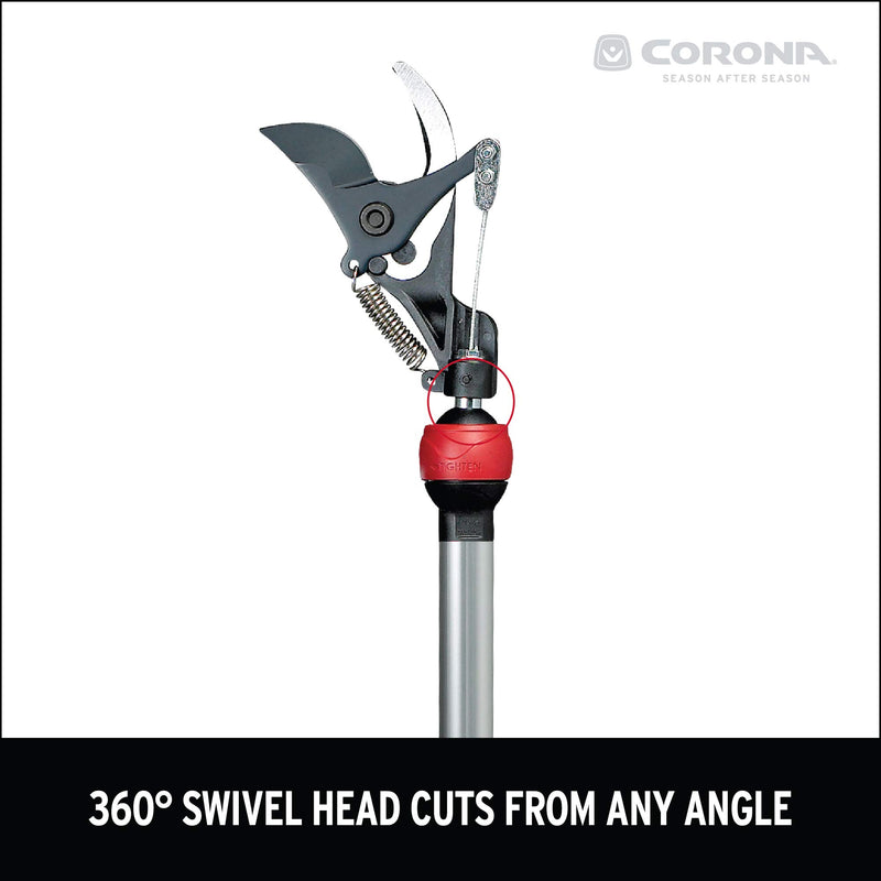 Corona SwivelCut Long Reach Pruner - 62 Inch Ergonomic Design