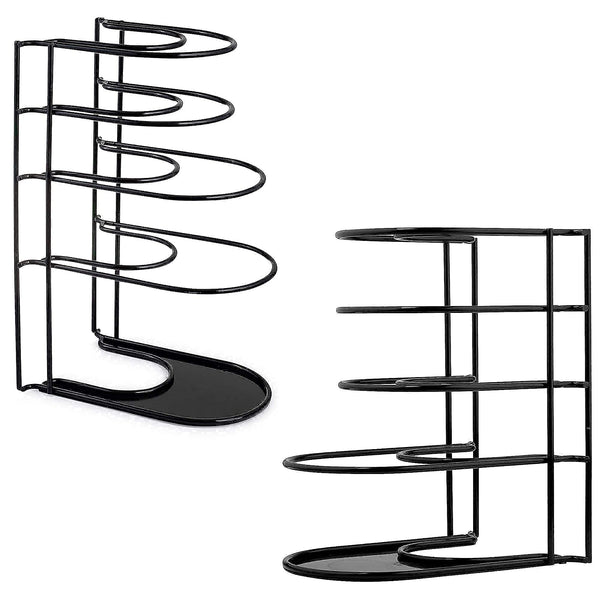 Heavy Duty Pan Organizer 12" + 15" Tall 5 Tier Rack Holds up to 50 LB Holds