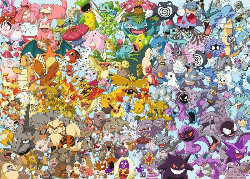 Ravensburger 1000 Piece Pokémon Challenge Jigsaw Puzzle For Ages 12+