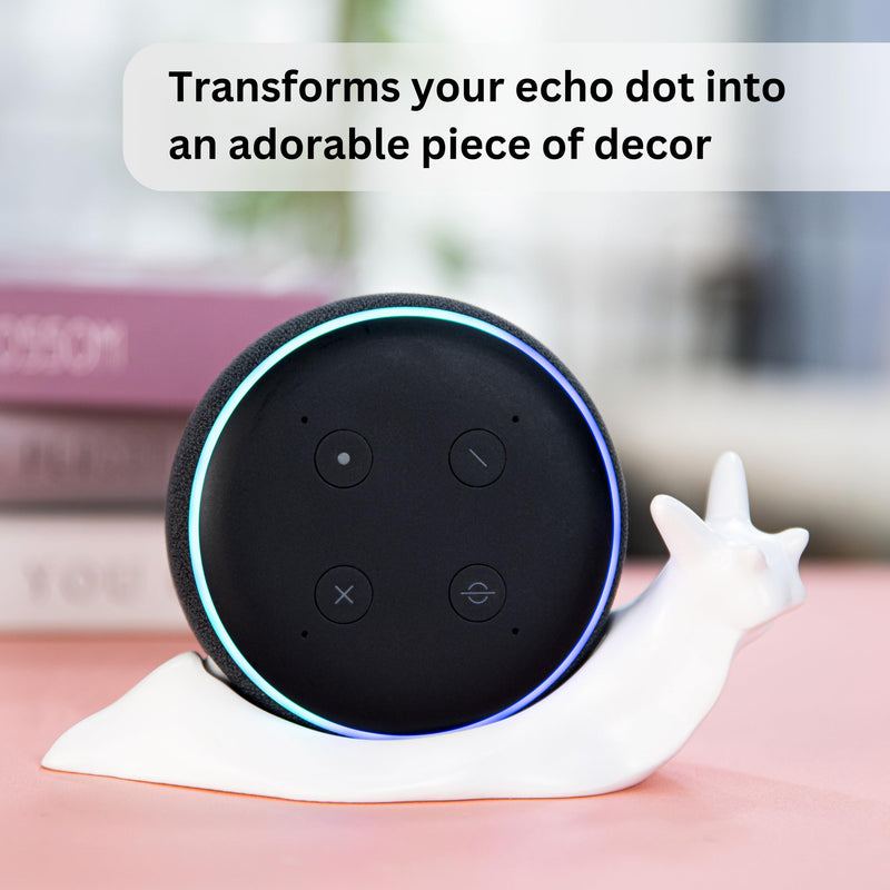 Snail Echo Dot Holder Stand Unique Alexa Stand for Echo Dot 3rd Gen Speaker