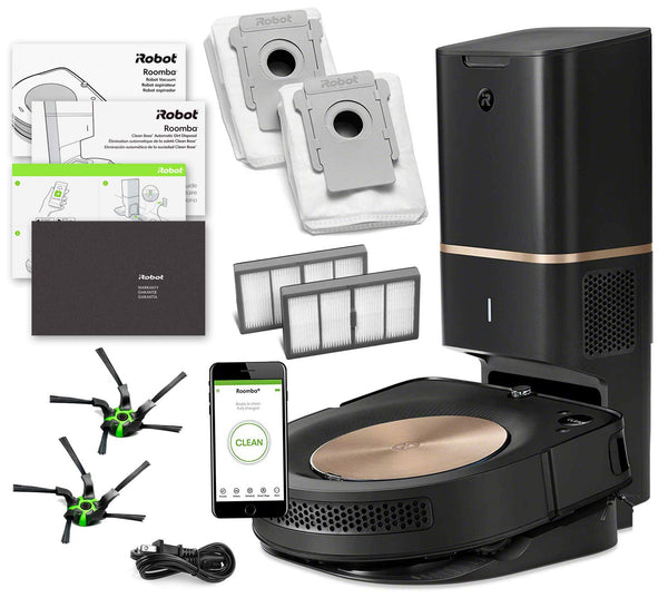 iRobot Roomba s9+ s955020 Bundle Auto Dirt Disposal Wi Fi Smart Mapping Extras