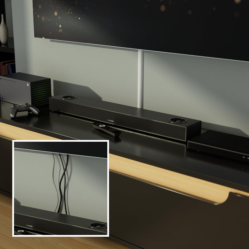 13ft D-Line Cord Cover Kit for TV Wires - Paintable White Raceway