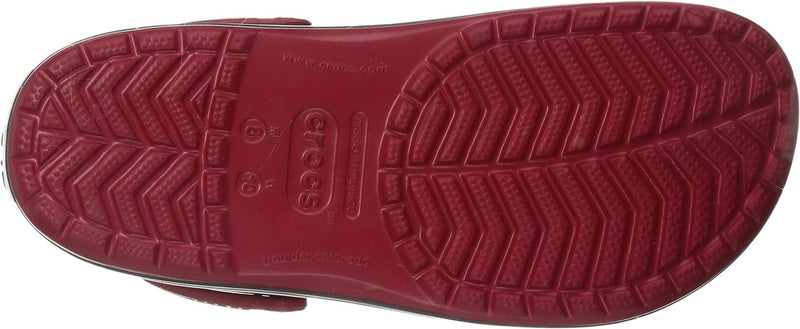 Unisex Crocband Clogs M 9/ W 11 - Comfortable Red Footwear