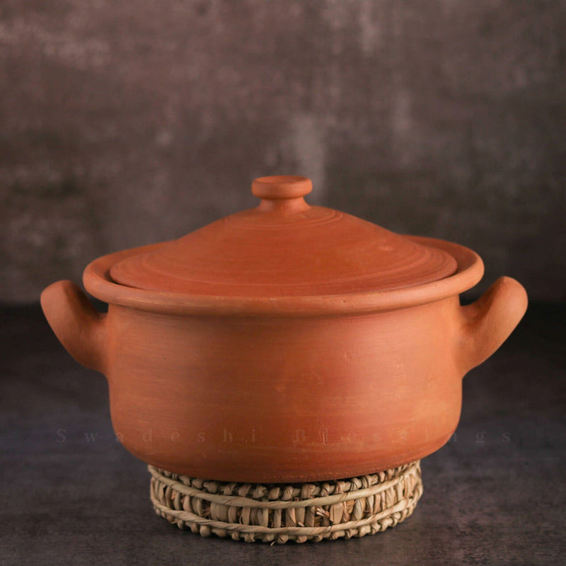 Swadeshi Blessings Exclusive Range Unglazed Clay Pot For Serving