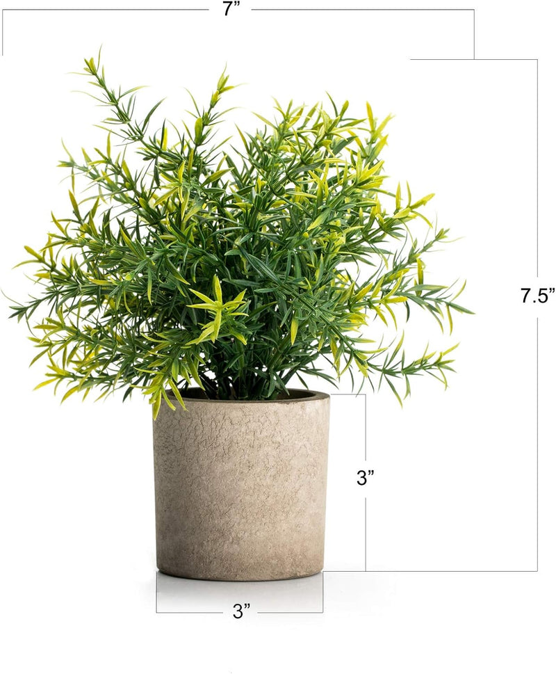 Velener Artificial Potted Rosemary Plants Farmhouse Decor Greenery