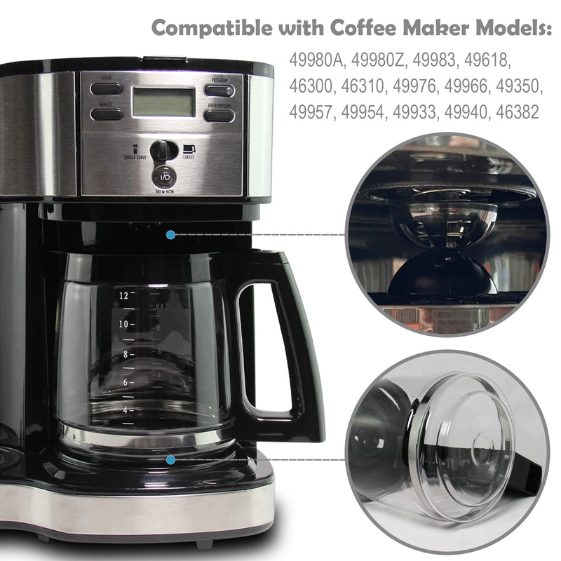 12-Cup Coffee Carafe for Hamilton Models 49980A, 49980Z, 49983