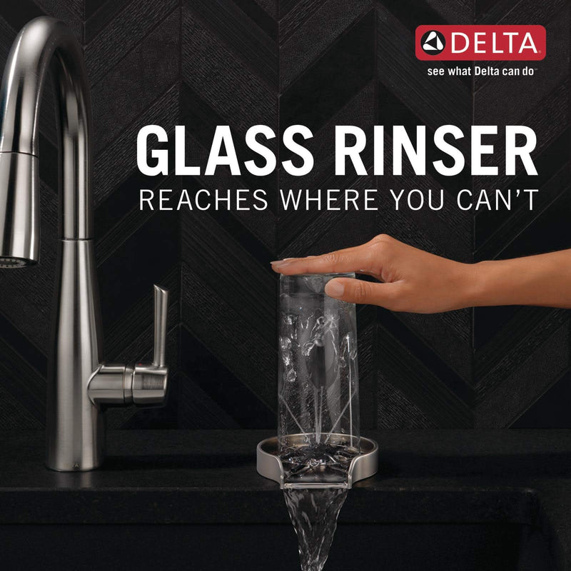 Delta Faucet Glass Rinser for Kitchen Sinks Spotshield Stainless Gr150 Sp