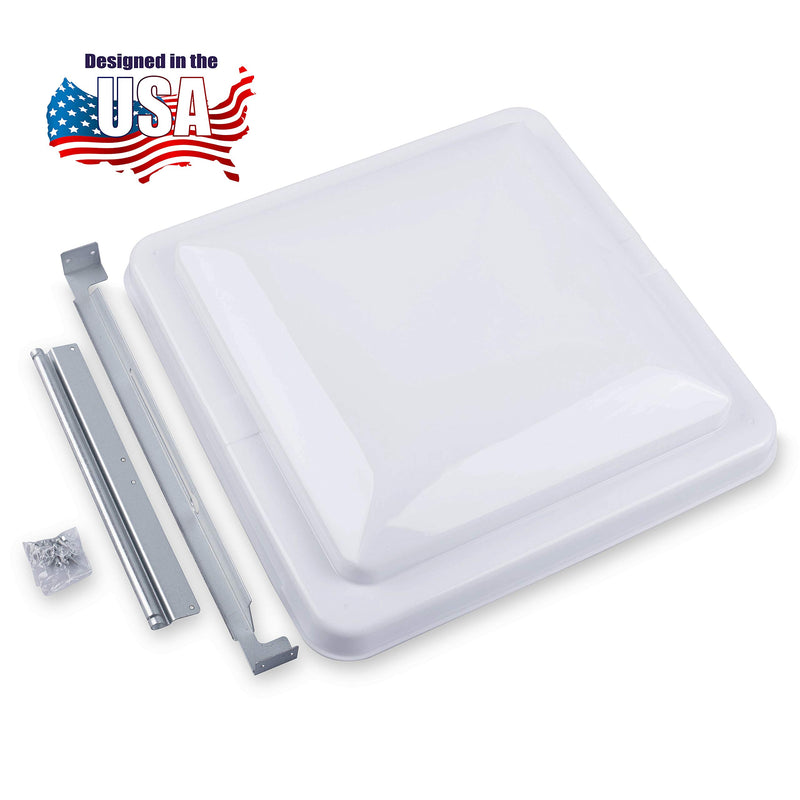 14" Universal RV Roof Vent Cover Replacement - White