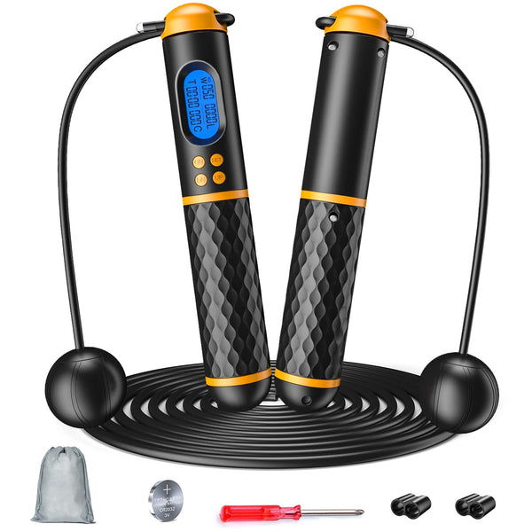 Digital Smart Jump Rope with Adjustable Length and HD LED Display