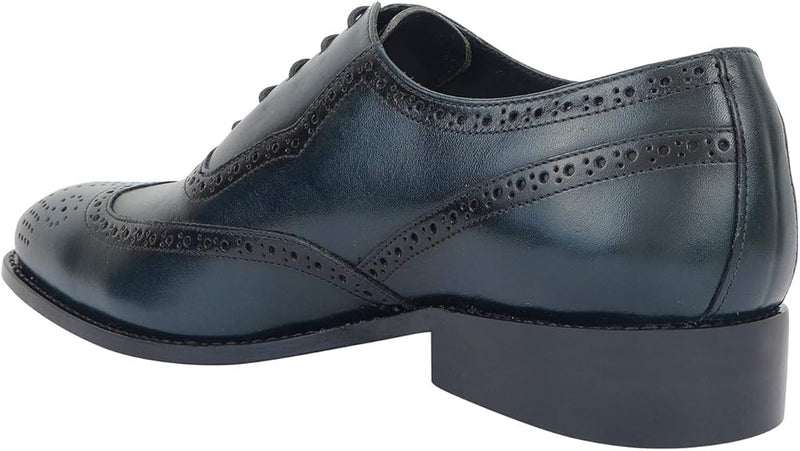 Libertyzeno Men's Slip-On Dress Shoes - Size 8, Blue