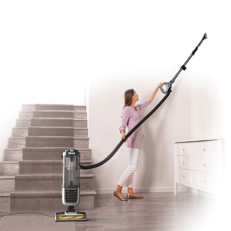 Shark ZU62 Navigator Zero-M Self-Cleaning Pet Pro Upright Vacuum, Pewter Grey