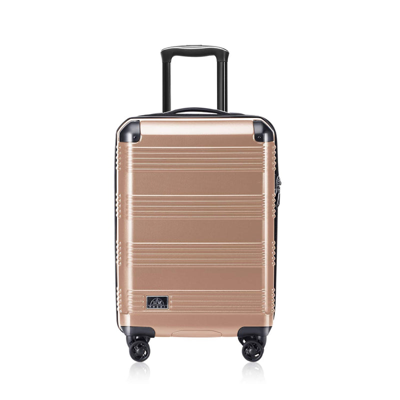 Verdi 20" Expandable Carry-On Luggage with USB & Spinner Wheels