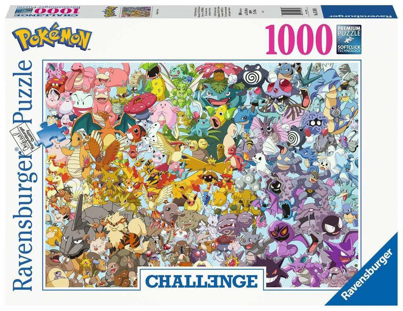 Ravensburger 1000 Piece Pokémon Challenge Jigsaw Puzzle For Ages 12+