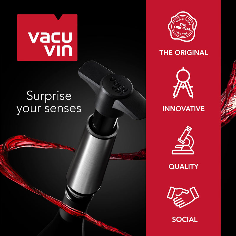 Vacu Vin Active Cooler Wine Chiller - Reusable, Flexible Wine Bottle Cooler - Floral Print - Wine Cooler Sleeve For Standard Size Bottles - Insulated Wine Bottle Chiller to Keep Wine Cold