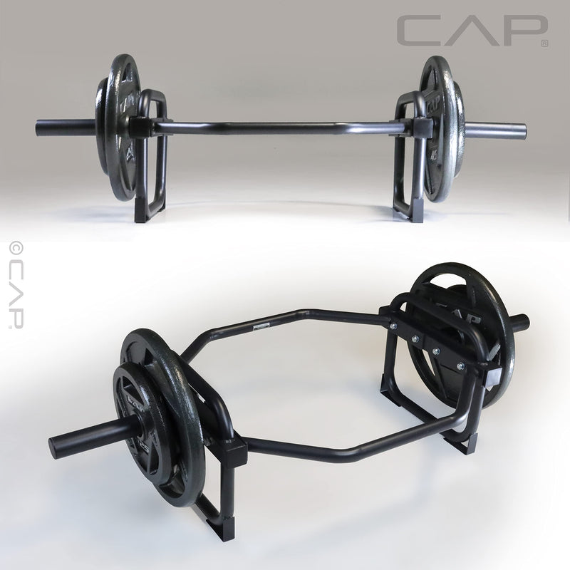 Cap Barbell 50-Inch Olympic Hex Trap Bar for Deadlifts and Shrugs