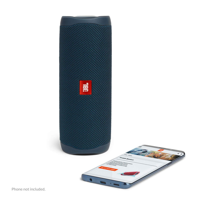 JBL Flip 5 Portable Waterproof Bluetooth Speaker - Blue