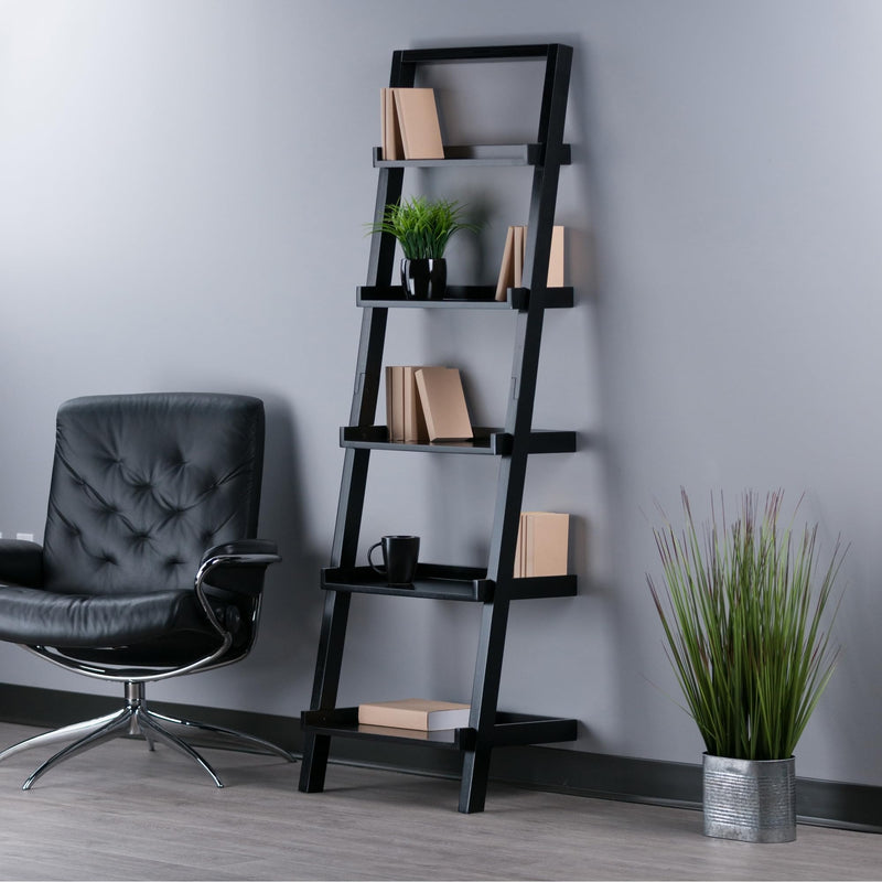 Winsome Wood Bailey Shelving Black