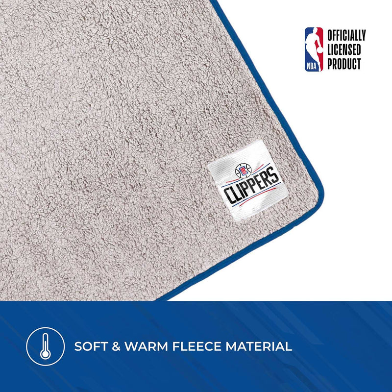 Los Angeles Clippers Sherpa Throw Blanket - 60" x 50"