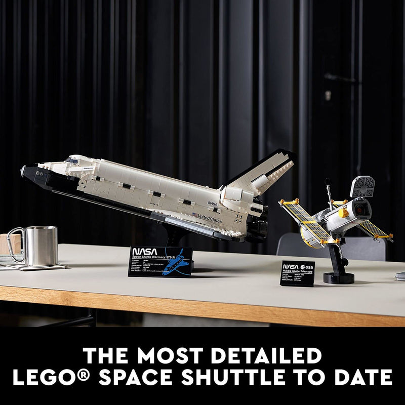 LEGO NASA Space Shuttle Discovery Set with Hubble Telescope, 2354 Pieces