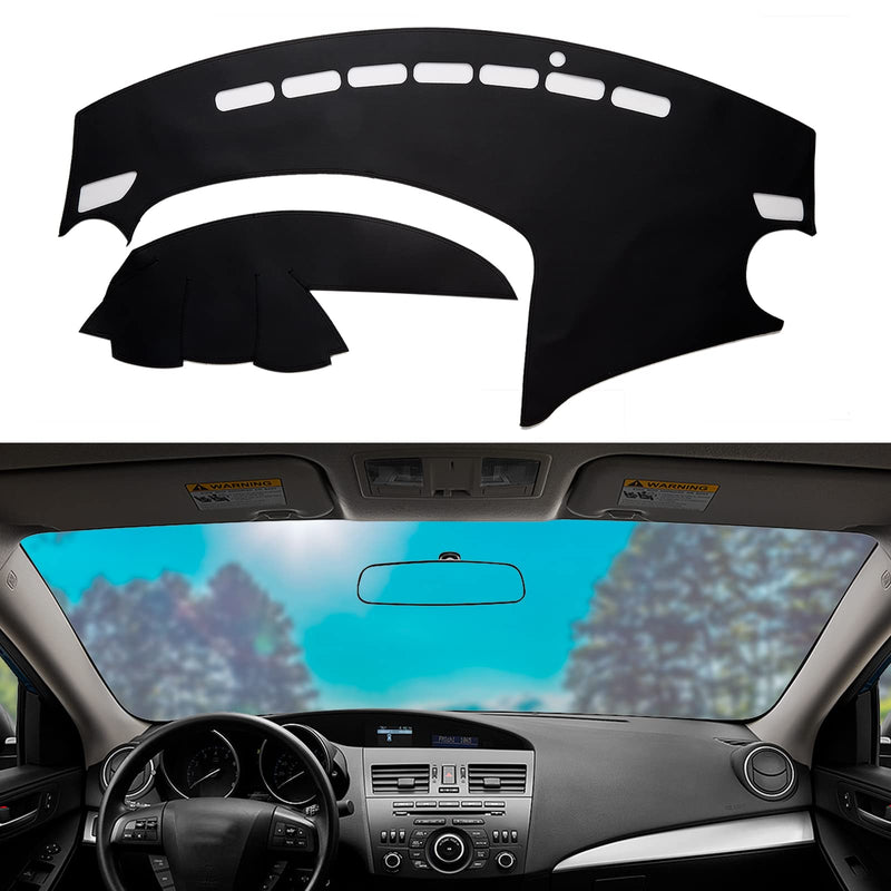 Mazda 3 Dashboard Mat Cover Leather Sun Protection (2010-2013)