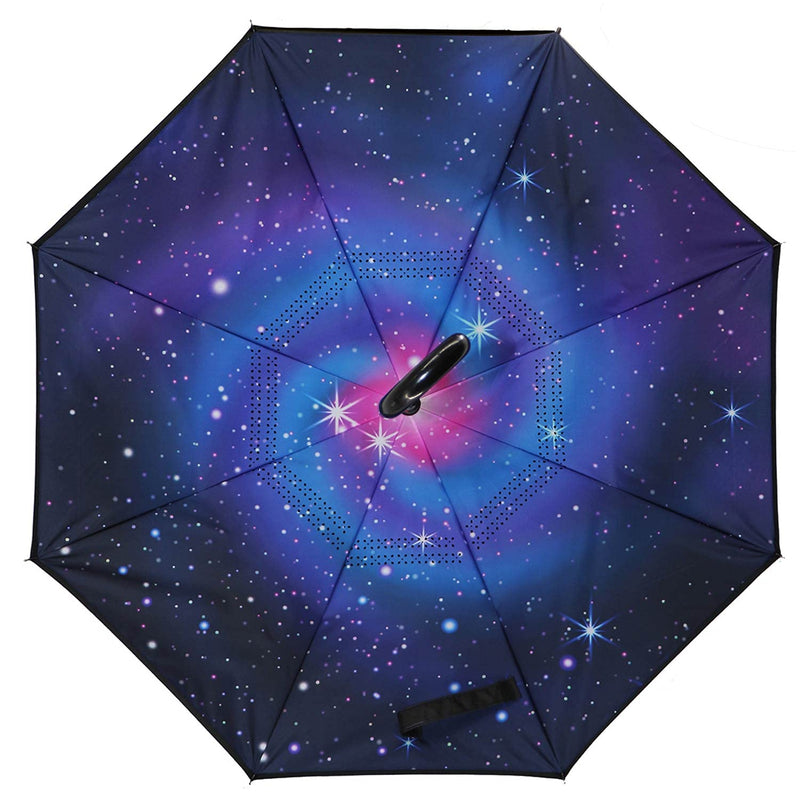 SIEPASA Double Layer Inverted Umbrella - Sakura Design, 49 Inch