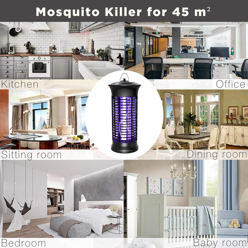 HUNTINGOOD Bug Zapper Powerful Insect Killer Mosquito Zapper Portable Standing