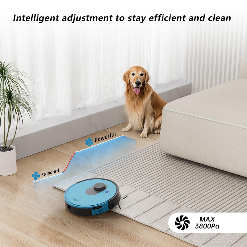 OKP Lidar Robot Vacuum with Strong Suction for Hard Floors