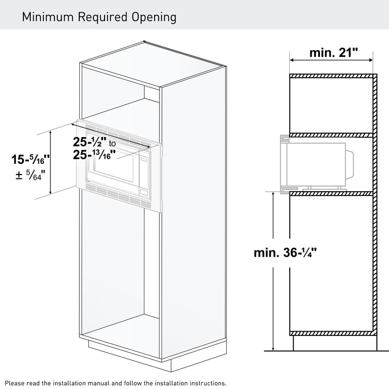 Panasonic 27” Stainless Steel Microwave Trim Kit for 1.2 cu. ft. Ovens