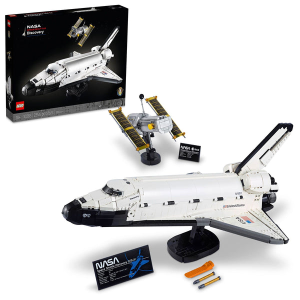 LEGO NASA Space Shuttle Discovery Set with Hubble Telescope, 2354 Pieces