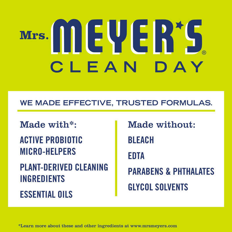 Mrs Meyer's Probiotic Daily Shower Spray Lemon Verbena 16 Fl Oz