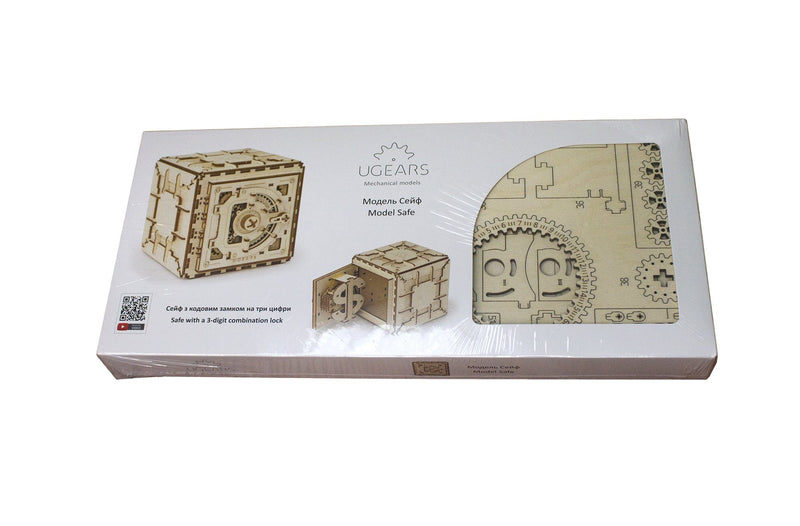 UGEARS Model Safe Kit 3D Wooden Puzzle DIY Mechanical Safe