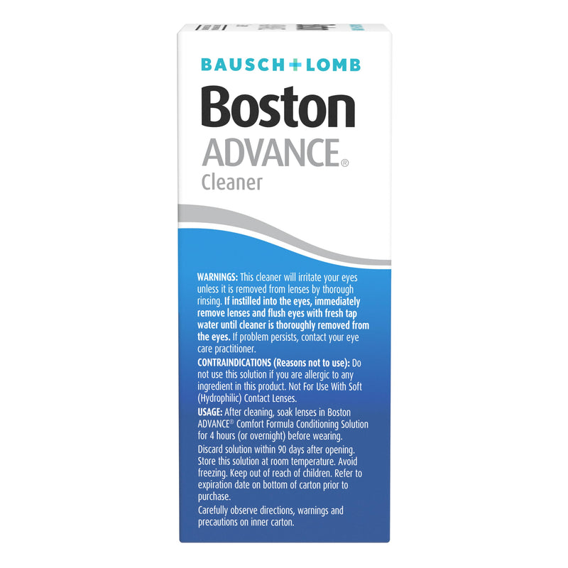 Boston Advance Gas Permeable Contact Lens Cleaner 1 Fl Oz