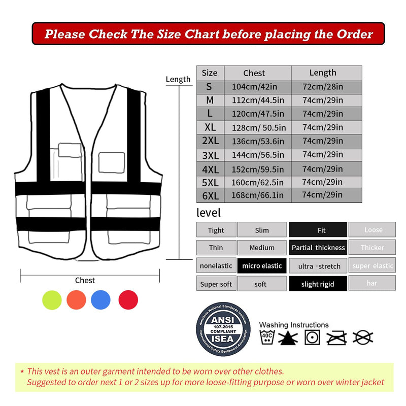 Tydon Guardian Reflective Safety Vest XX-Large High Visibility