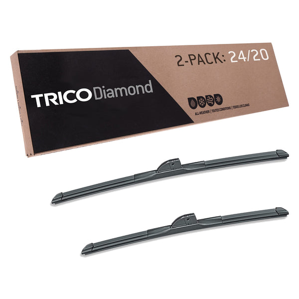 Trico Diamond™ 24 & 20 Inch All-Weather Windshield Wiper Blades Pair