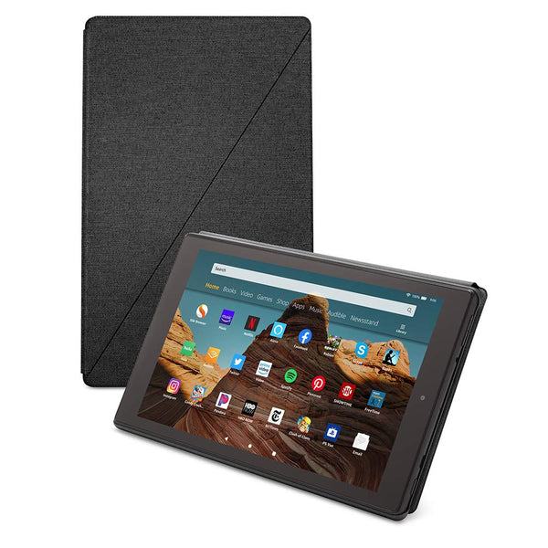 Amazon Fire HD 10 Tablet Case with Stand Charcoal Black