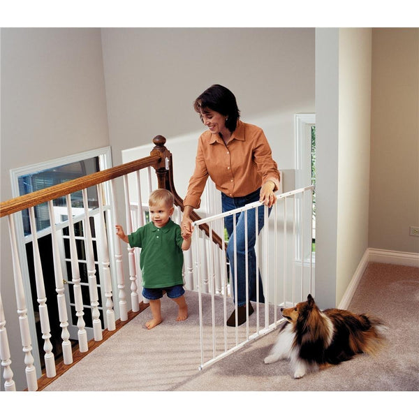 Kidco G2000 Safeway Top of Stairs Gate White