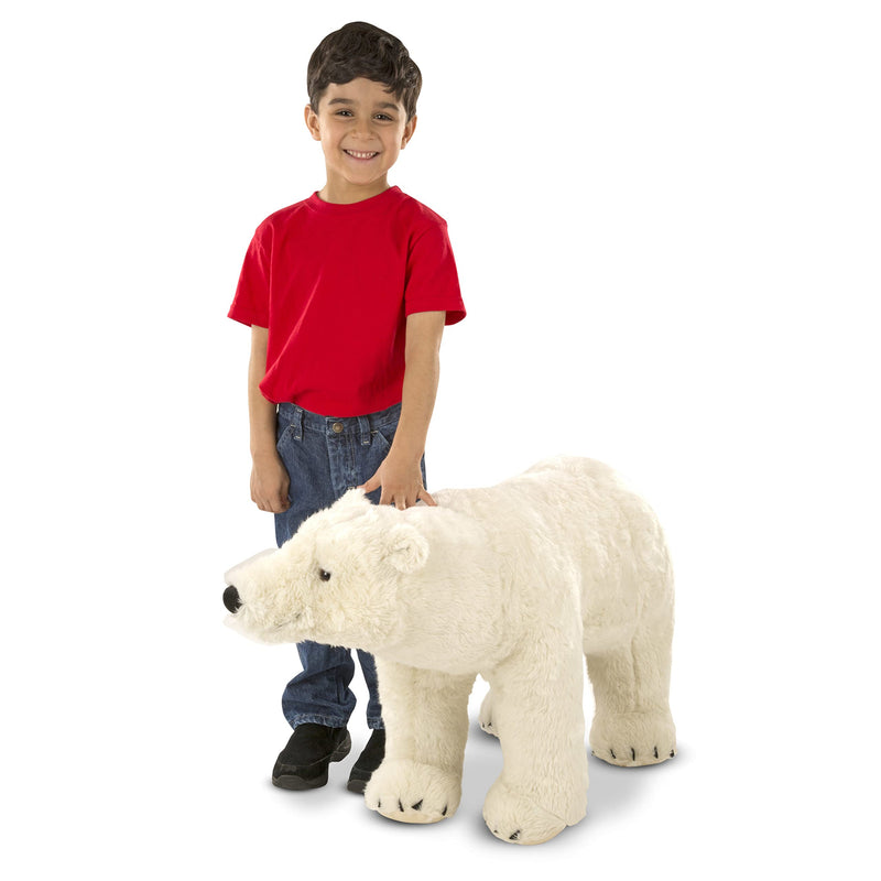 Melissa & Doug Giant Polar Bear Plush Toy - 34" Realistic Stuffed Animal