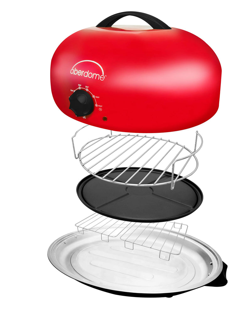 EaZy BrandZ EZO-3016R Plus Oberdome Red Electric Roaster Oven