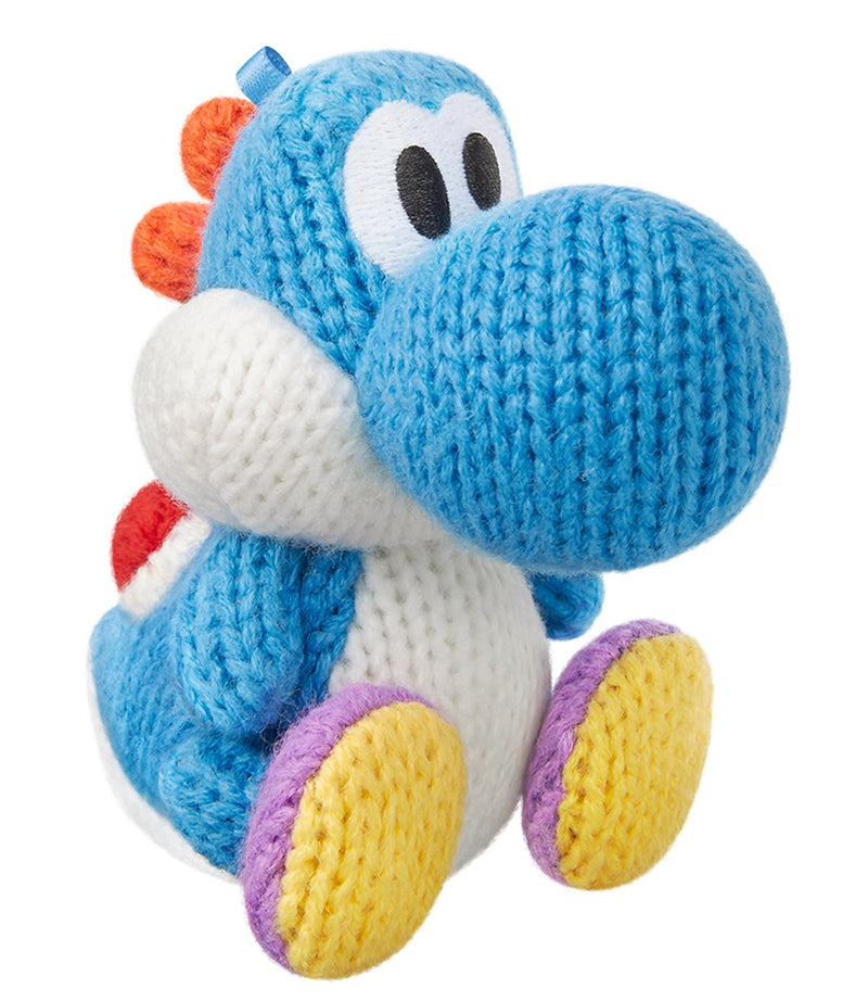 Light Blue Yarn Yoshi Amiibo Japan Import Yoshi's Woolly World Series