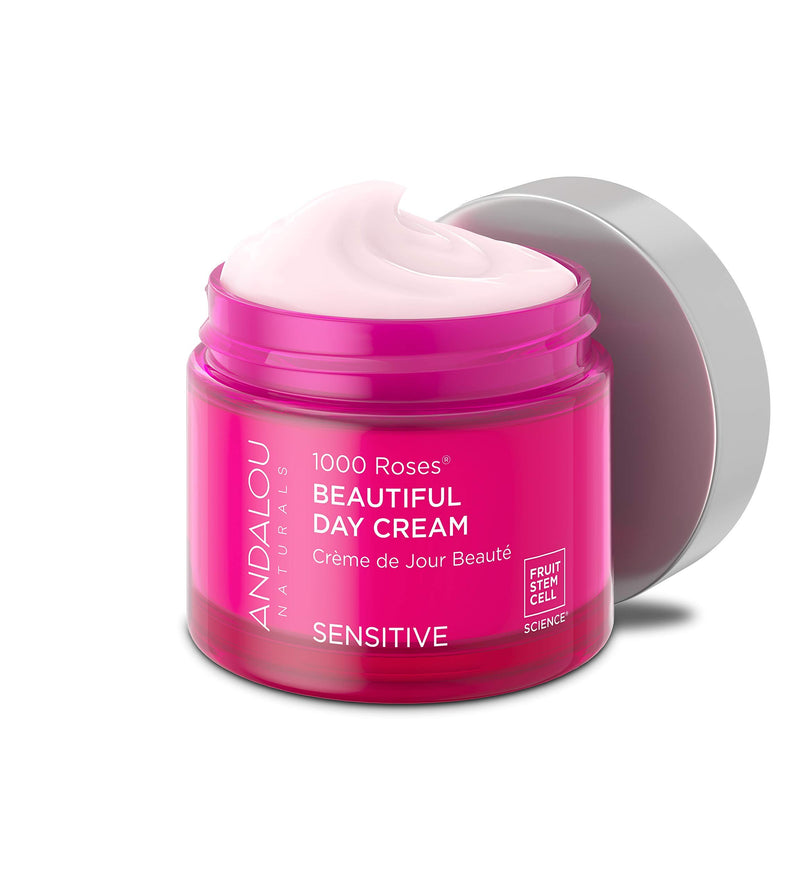 Andalou Naturals 1000 Roses Sensitive Skin Day Cream 1.7 oz