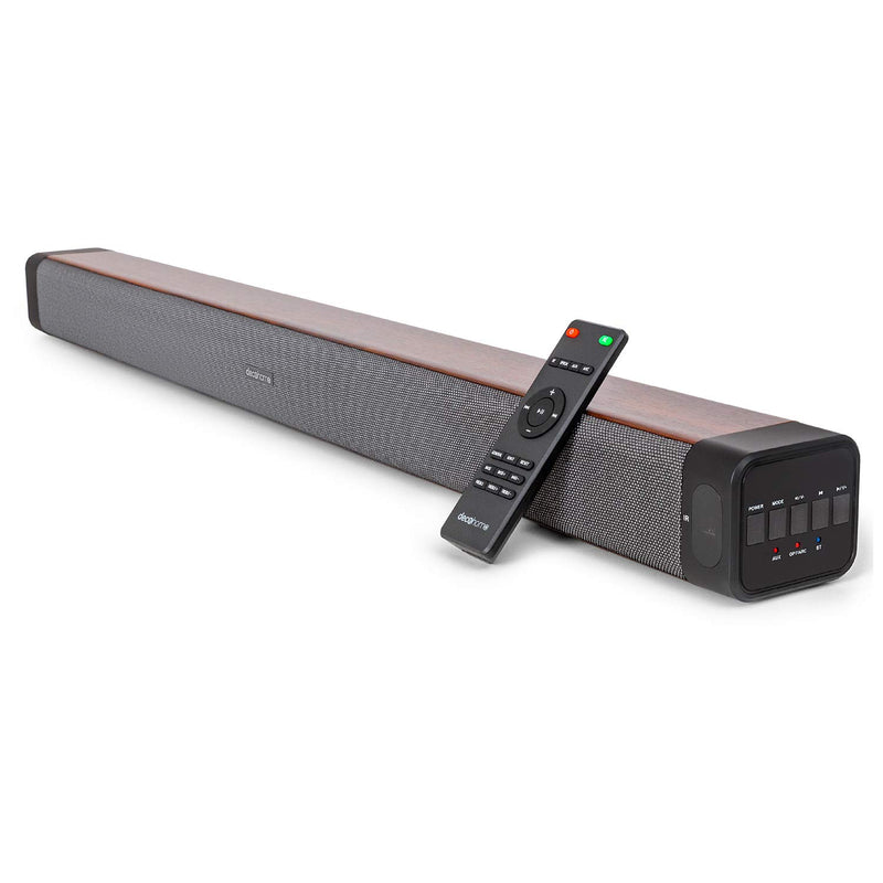 Deco Home 60W Soundbar with Dual Subwoofers and Multi-Input Connections