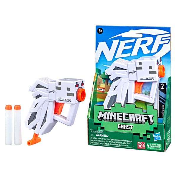 Nerf Microshots Minecraft Ghast Mini Blaster Includes 2 Elite Stocking Stuffer