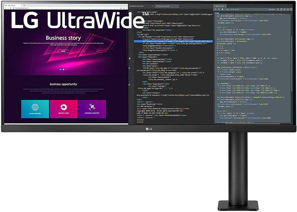 Lg 34wn780 B 34 Inch Ultrawide Qhd Monitor Ips Display Hdr10 Freesync Ergo Stand