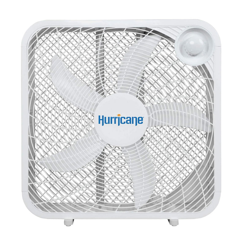 Hurricane 20 Inch Classic Floor Box Fan with 3 Quiet Speeds