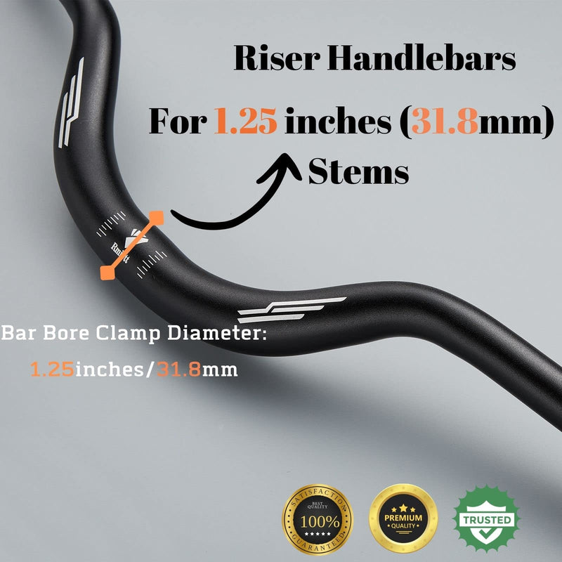 Rmiott 720mm MTB Handlebar Riser - Aluminum Alloy