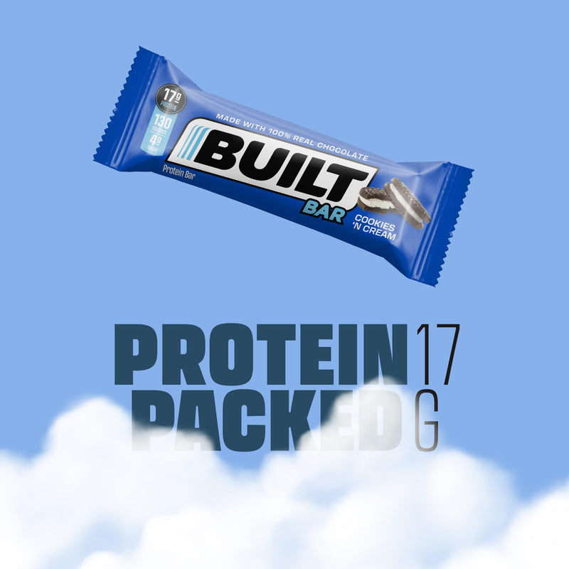 Built Bar Cookies N' Cream Protein Bars 12 Count