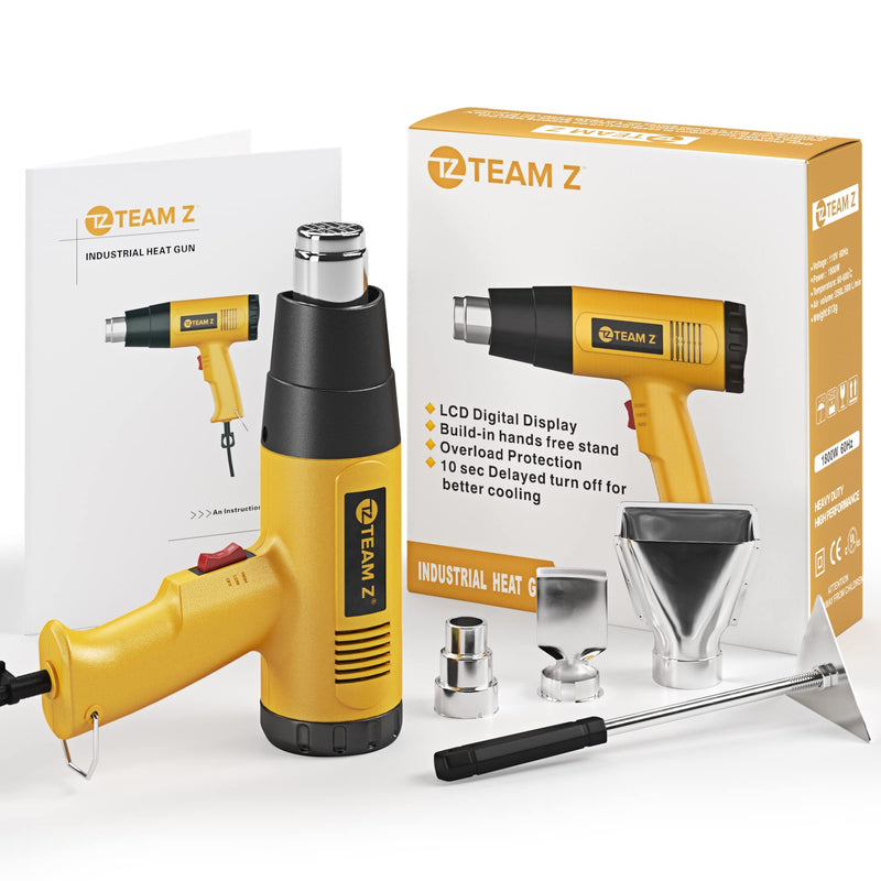 Versatile Heat Gun Kit with Nozzle Accessories 1800W