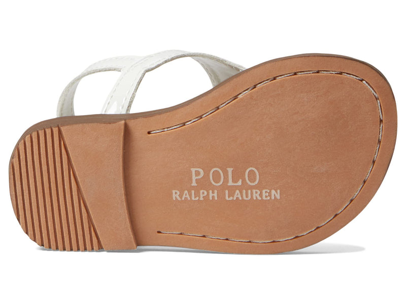 Polo Ralph Lauren Baby Girl's Tierney IV (Toddler) Gold Metallic/Gold Pony Player 6 Toddler M