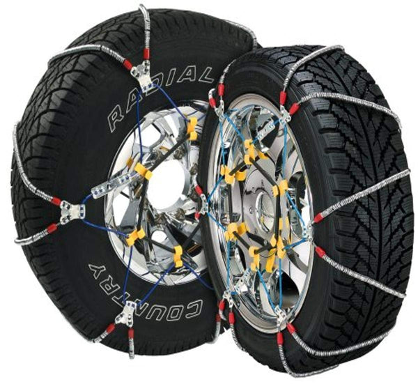 SCC SZ429 Super Z6 Cable Tire Chain for Cars and SUVs - Set of 2