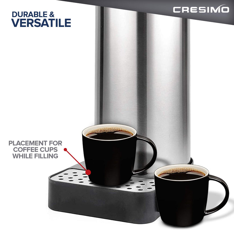 Cresimo Silver Airpot Drip Tray for Coffee Stations